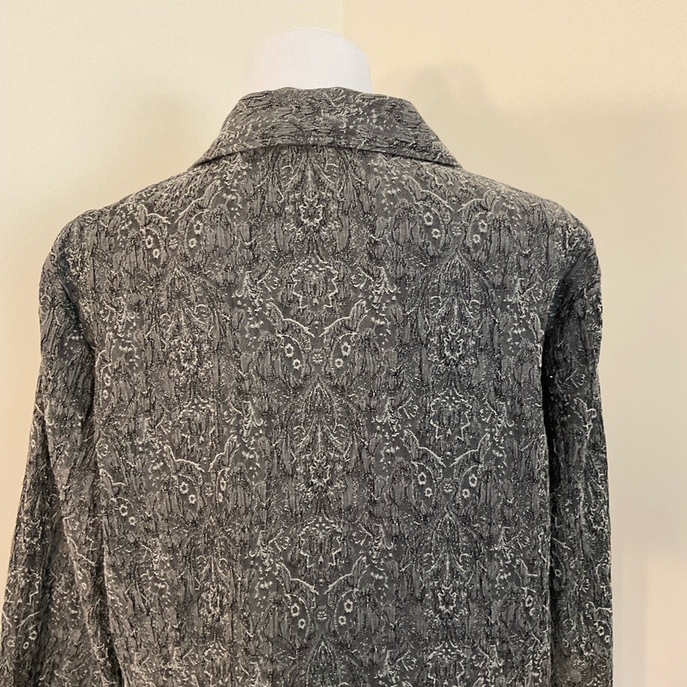 Chico's Gray Patterned Jacket - image 6
